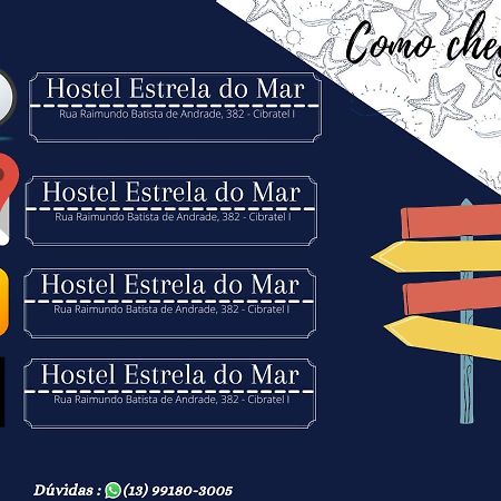 Hostel Estrela Do Mar - Pe Na Areia Itanhaém Екстериор снимка