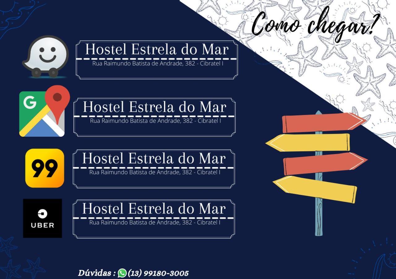Hostel Estrela Do Mar - Pe Na Areia Itanhaém Екстериор снимка